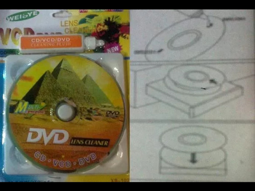 Limpiador De Optico Lente De Dvd Pc Ps2 Cd Vcd Xbox Etc