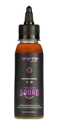 Lubricante Mineral Gw Squad 100 Ml Ciclismo Aceite Silicona