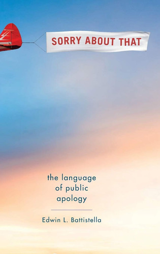 Libro:  Sorry About That: The Language Of Public Apology