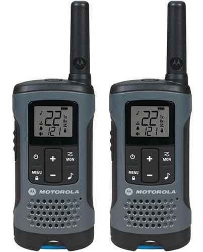 Par Walkie Talkie Motorola Talkabout T200 Gris 2 Radios 32km