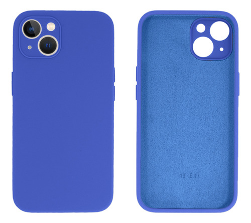 Capinha Compatível Com iPhone 13 Aveludada Proteção Câmera