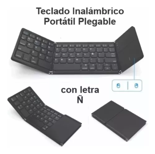 TECLADO BLUETOOTH WIRELESS INALAMBRICO TOUCHPAD (CON Ñ)  PC/PORTÁTIL/MÓVIL/TABLET