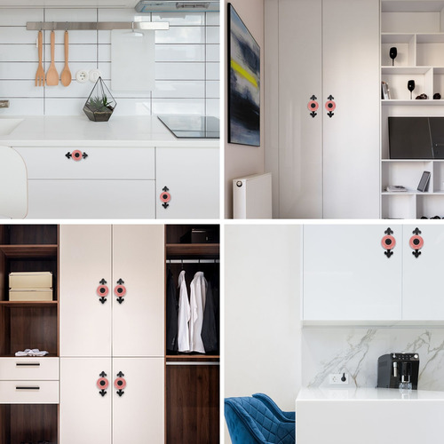 Pomo De Cajón Para Armario De Hogar, 4 Piezas, Muebles Exqui