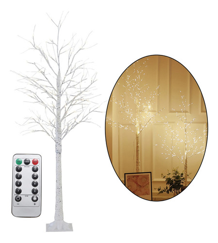 Árbol De Huevo De Pascua 60cm 55 Led Con Control Remoto
