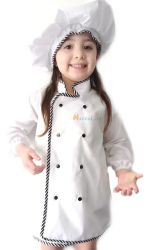 Imagen 2 de 8 de Disfraz Chef Cocinero Cocinera T14 Disfraces Temáticos