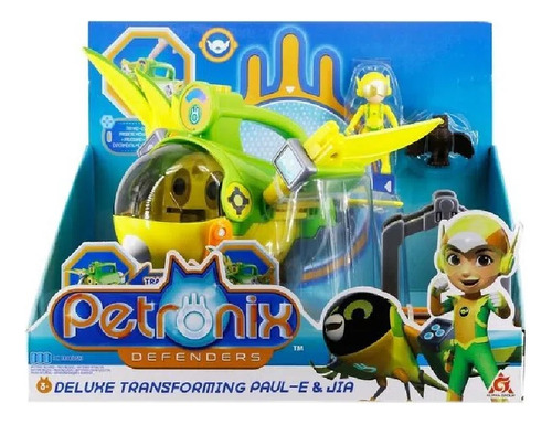 Petronix Super Pet con luz y sonido Paul-e y Jia Fun F01147, color verde y amarillo