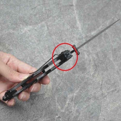 Imagen 4 de 6 de Navaja Negra Cuchillo Tactico Original Con Funda