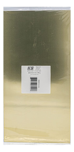Ks Percision Metals 16404 - Estante De Chapa De Latón, 0.016
