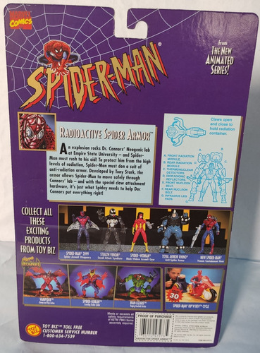 Toybiz 1996 Techno Wars Radioactive Spider Armor Jp