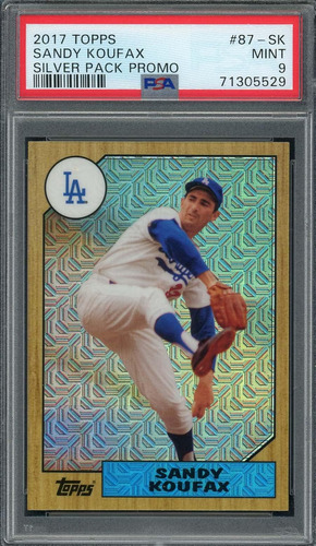 Sandy Koufax 2017 Topps Silver Pack Promo Tarjeta De Béisbol