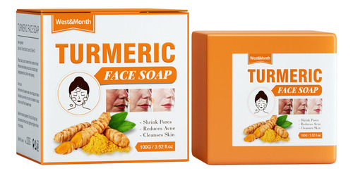 100 G De Jabón De Cúrcuma Para Blanquear La Piel