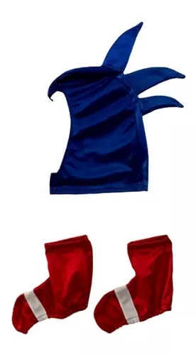 Disfraz Sonic Espectacular Diseño Con Mascara