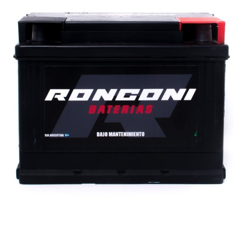 Bateria Auto Ronconi 12x75 Reforzada Cajon Chico Diesel Gnc