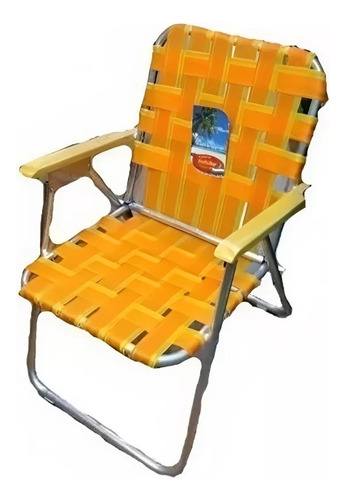 Reposera Sillon Solcito Aluminio  Caño 7/8 Reforzado 2055