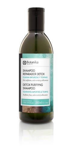 Shampoo Detox Sin Sulfatos - Botanika (350 Ml)