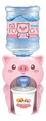 Mini Garrafon Con Dispensador De Agua Niños Niña Cerdito Color Rosa chicle