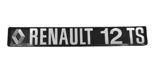 Emblema Letrero Renault 12 Ts Placa