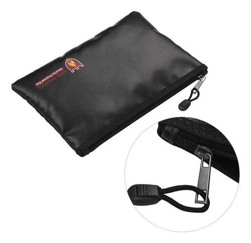 Bolsa Ignífuga Para Documentos, De Vidrio Revestido De Silic