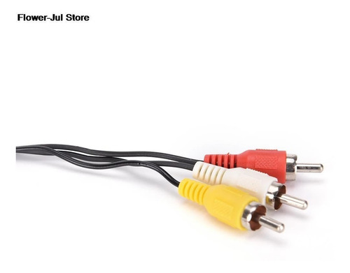 Imagen 7 de 9 de Cable Triple Rca 5 Metros 3r-3r/t-015 Para Audio Y Video/ev