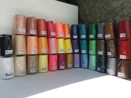 Hilos Para Coser De 5000 Yardas, Pack: 14 Hilos Poliester.