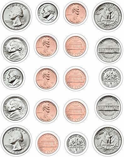 Carson Dellosa Money, U.s. Pegatinas Con Forma De Monedas (5