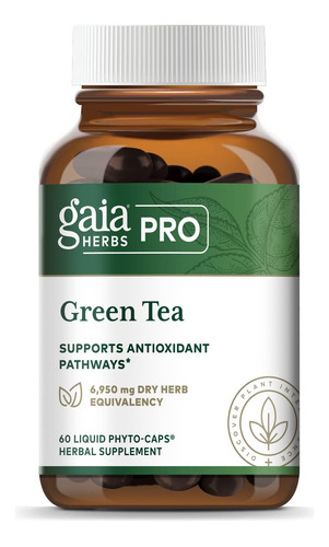 Gaia Herbs Pro Green Tea - Suplemento De Hierbas De Té Ver.