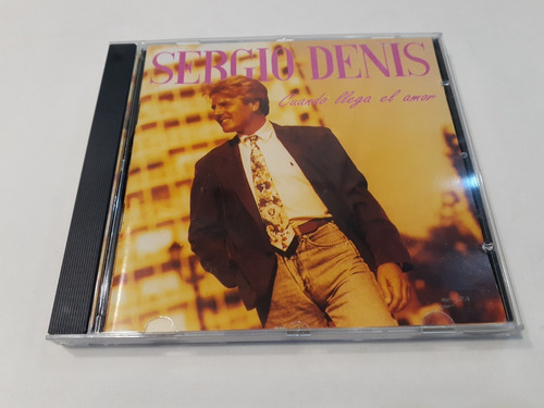 Cuando Llega El Amor, Sergio Denis - Cd 1992 Canadá Nm