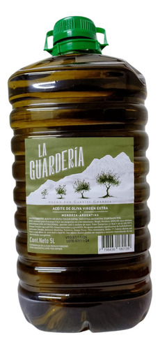Aceite De Oliva Virgen Extra La Guarderia 5000ml Mendoza X1
