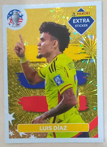 Lamina Extra Stiker Copa America 2024 Luis Dias