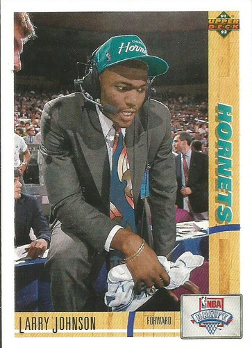 Barajita Larry Johnson Rookie Card Upper Deck 1991 #2 Hornet