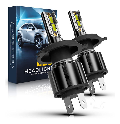 Par De Bombillos Led H1,h3,h4,h11,9005 20.000 Lumens Reales