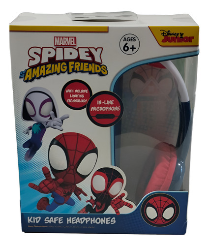 Audifonos Con Microfono Spider-man Para Niños *sk Color Spidey Y Sus Amigos