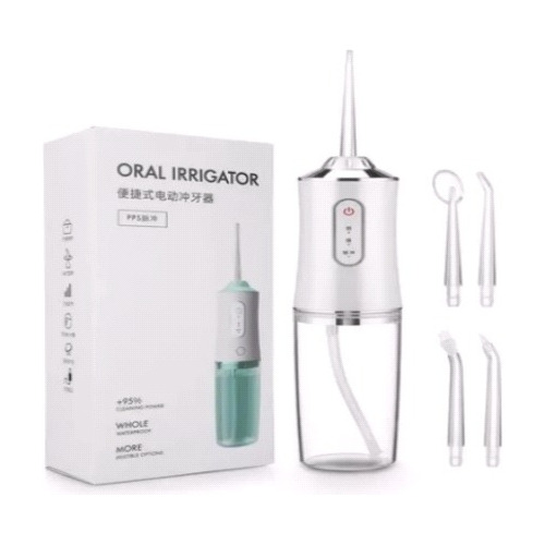 Irrigador Dental Inalámbrico 6886 Blanco Capacidad: 220 Ml