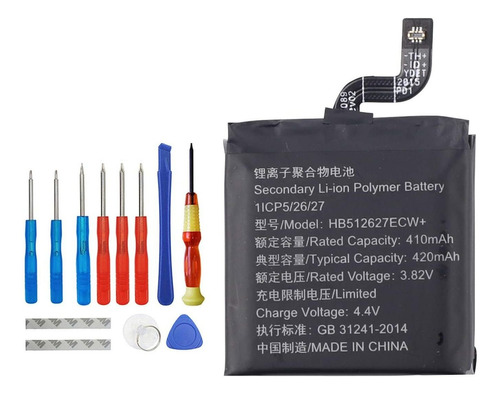 Bateria Para Hb512627ecw Huawei Watch Gt 46mm Con Toolkit