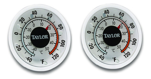 Termómetro Para Refrigeración Taylor 5982n (2 Piezas) Color Blanco