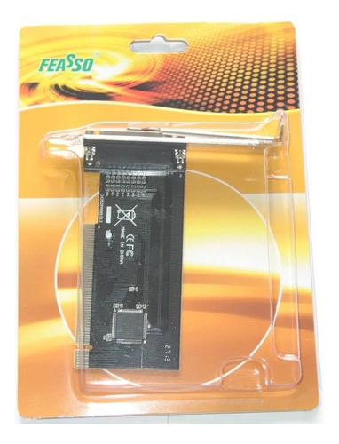 Placa Pci Serial Rs232 Db9 2 Saídas Feasso Impressora Fiscal