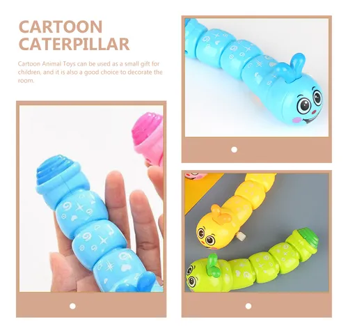 Clockwork Toys For Winding Caterpillar 6 Pcs