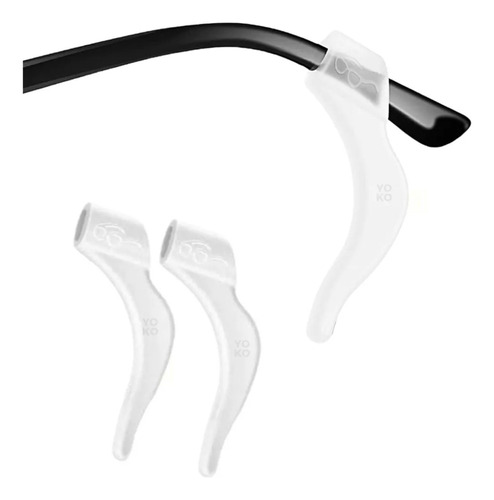 Ganchos Antideslizantes Pata Gafas Silicona Oreja X1 Par