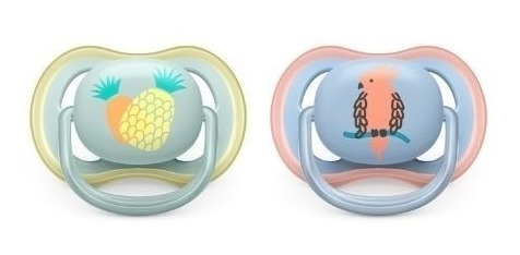 Imagen 2 de 4 de Chupetes Philips Avent Ultra Air X2 0-6 M Bebes 08512