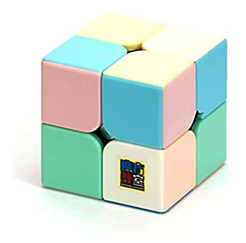 Cubo Profesional 2x2x2 Macaron Cube Moyu Stickerless