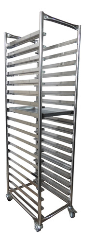 Carrinho Para Panificação Assadeiras 40x60 Aço Inox