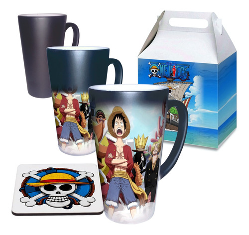 Taza Mágica Grande One Piece Anime Manga Personalizada 17 Oz