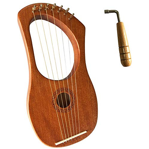 Arpa Lira, Instrumento De Cuerdas Orquestales De 7 Cuer...