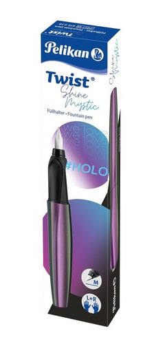 Imagen 5 de 5 de Pluma Pelikan Twist Shine Mystic