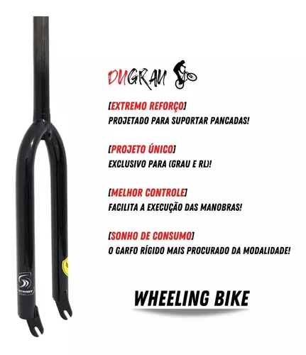 Garfo Master Dugrau Aro 26 Preto EVO WHEELING BIKE GRAU RL