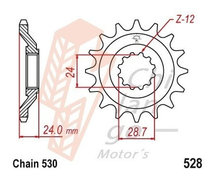 Kit De Sprockets Para Kawasaki Zx1100 C1-c4 Ninja  90-93