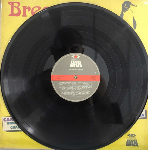 Lp Vinil Brega Pra Valer - Disco Ban - 1987 - Mv (Usado)