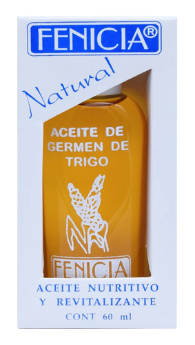 Aceite Natural De Germen De Trigo Fenicia 60 Ml 