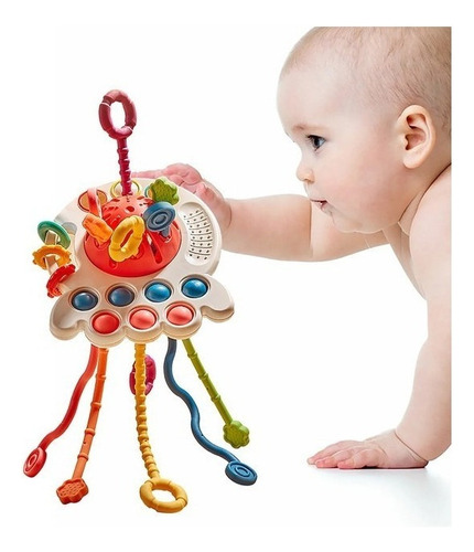 Divertido Juguete Sensorial For Bebé Con Cordón De Mano 4