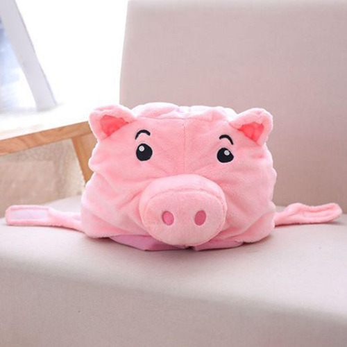 2 Bonito Gorro De Peluche De Cerdo, Disfraz De Utilería